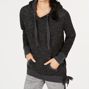 Calvin Klein Womens Performance Lace Up Side Hoddie Size Small